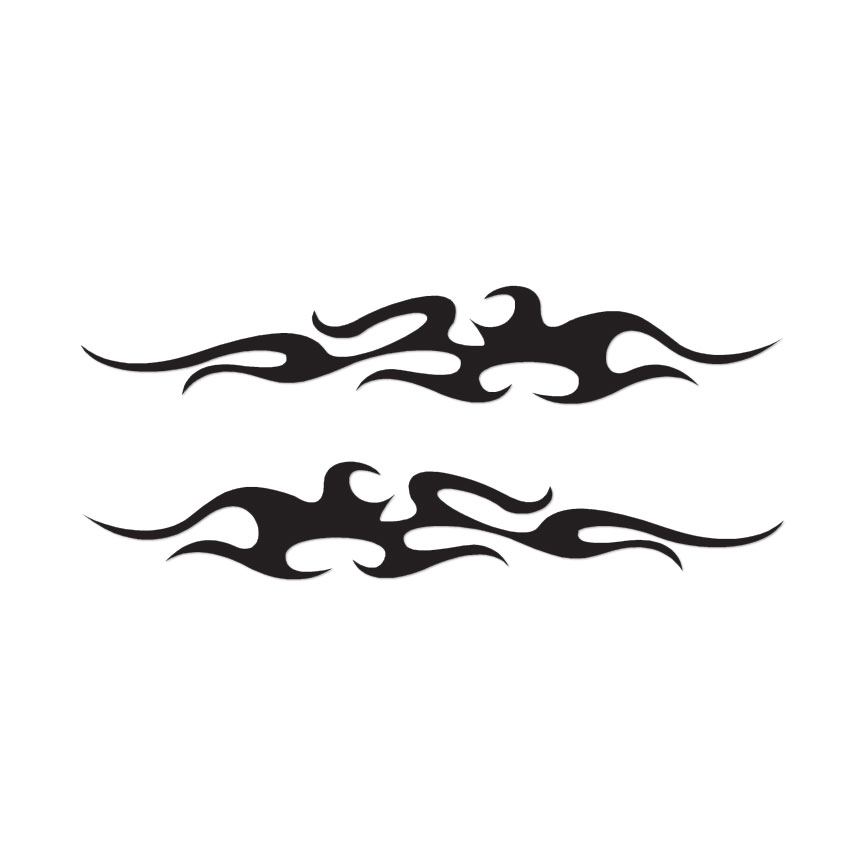 ✨御専用です✨ Pair of Tribal Fire Flames - Vinyl Decal - Multiple Color & Sizes